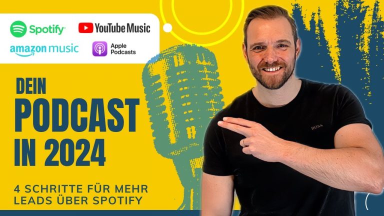 Podcast erstellen in 4 Schritten für mehr Leads über Spotify und YouTube