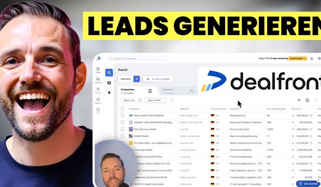 B2B Leads im deutschsprachigen Raum finden: So baust du saubere B2B-Leadlisten mit NAICS-Code und Dealfront