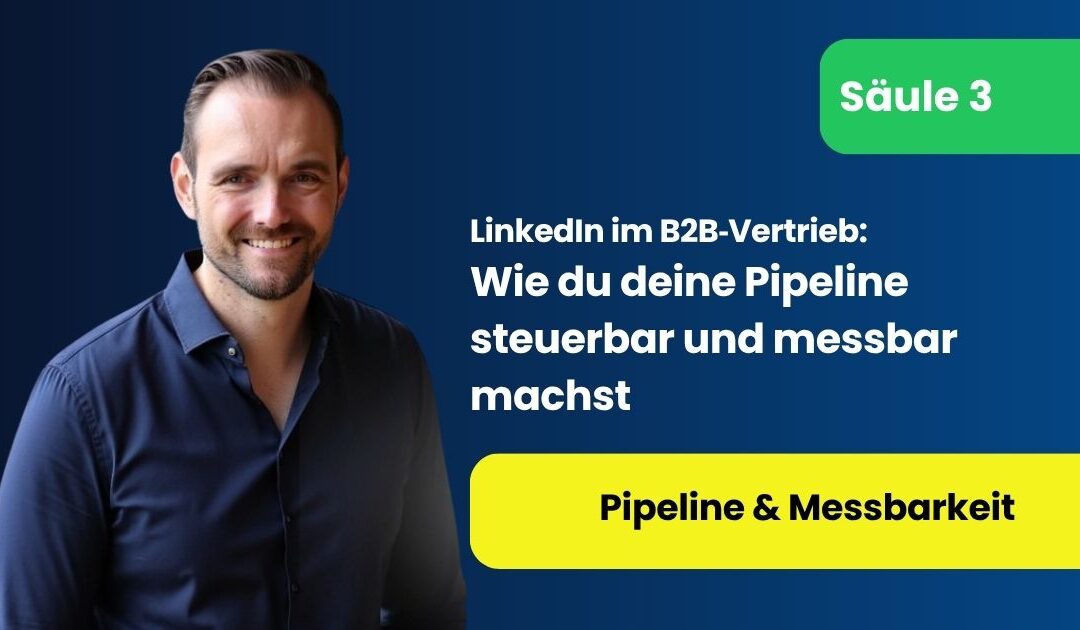 Planbarer Vertrieb: Wie du deine Pipeline steuerbar und messbar machst