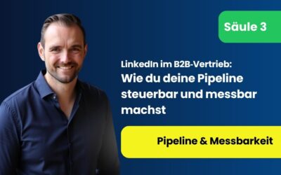 Planbarer Vertrieb: Wie du deine Pipeline steuerbar und messbar machst