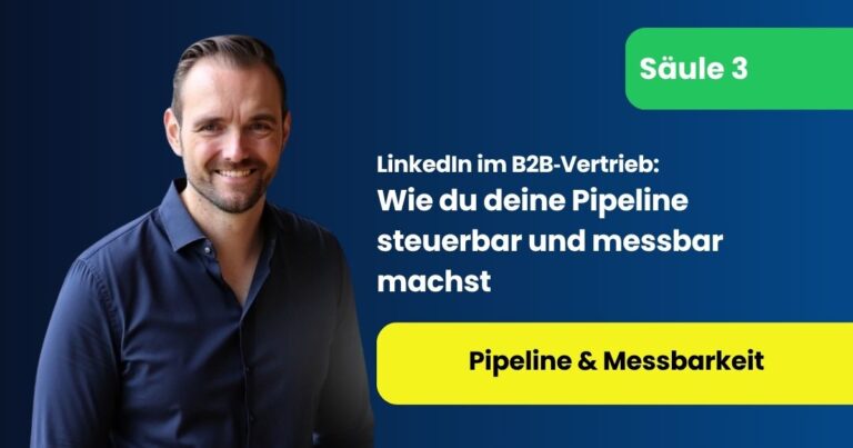 Planbarer Vertrieb: Wie du deine Pipeline steuerbar und messbar machst